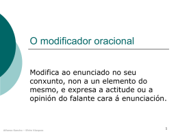 Modificador Oracional