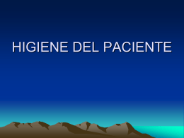 HIGIENE DEL PACIENTE