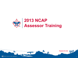 NCAP Assessor Training PowerPoint