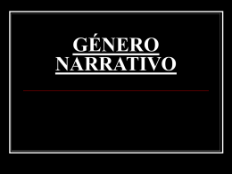 TEXTO NARRATIVO