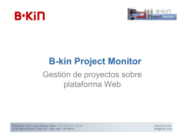 Web Project Monitor - B-kin