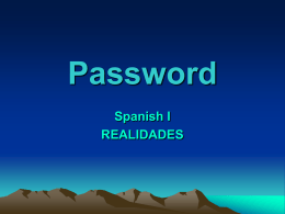 Password - CAPITAL-