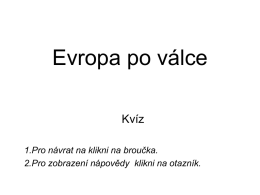 D9_A8_Evropa po válce