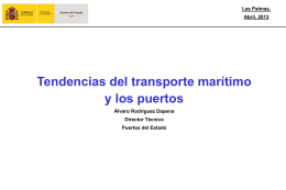 Tendencias del transporte maritimo y los puertos