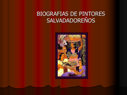biografias de pintores salvadoreños
