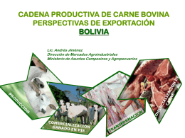 Diapositiva 1 - Ministerio de Agroindustria