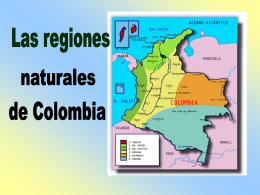 regiones naturales de colombia