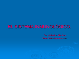 Sistema inmunológico…