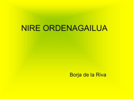 NIRE ORDENAGAILUA
