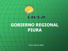 provincia de morropon - Gobierno Regional de Piura