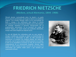 Nietzsche como filósofo
