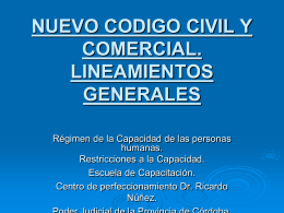 NUEVO CODIGO CIVIL Y COMERCIAL- Clase