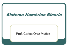 Sistema Numérico Binario