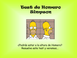 Test de Homero