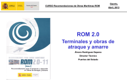 Rom 2.0 terminales y obras de atraque y amarre
