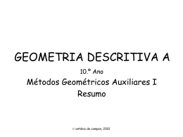métodos geométricos auxiliares resumo
