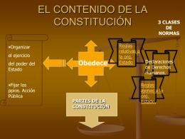 Estructura de la constitución