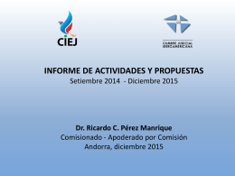 Presentación de PowerPoint - Cumbre Judicial Iberoamericana