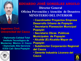 sistema nacional para la prevencion y atencion de desastres