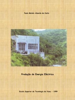 Produção de Energia Eléctrica - Escola Superior de Tecnologia e