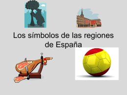 Los símbolos de las regiones de España