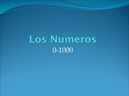 Los Numeros - Biloxi Public Schools