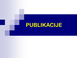 PUBLIKACIJE