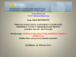 2. doktorski seminar Ljubljana, 28. februar 2008