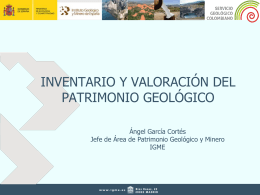 Inventarios 1 - Servicio Geológico Colombiano