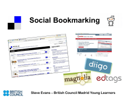 Social Bookmarking - colegioparqueteachers