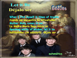 Let It be - Beatles(id=2039)