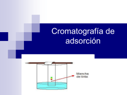 Cromatografía de adsorción