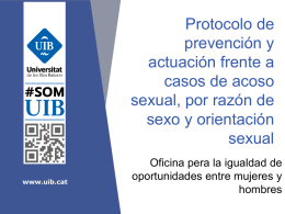 Presentación de PowerPoint - Oficina per la Igualtat d`Oportunitats