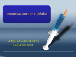 Inmunizaciones en el Adulto 2 (pp2013)