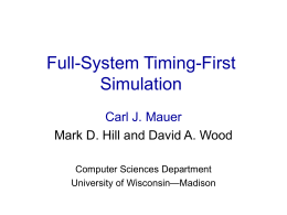 Full-System Timing-First Simulation