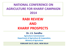 Presentation by Agriculture Commisioner held on 26.02.2014.