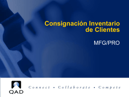 Consignación Inventario de Clientes