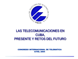Red de Telecomunicaciones