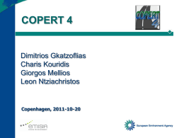 COPERT4 Introduction