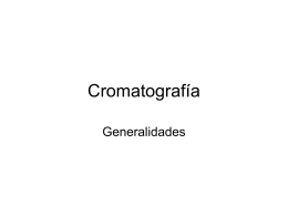 Cromatografía Generalidades