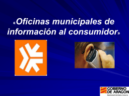 Oficinas municipales de información al consumidor