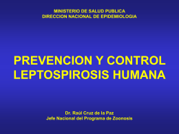prevención y control leptospirosis humana.pps