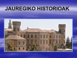 JAUREGIKO HISTORIOAK