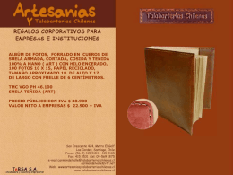 Diapositiva 1 - talabarterias chilenas