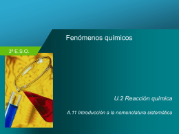 A.11 introducción a la nomenclatura sistemática