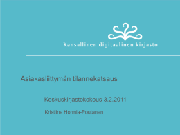 esitys - Kirjastot.fi