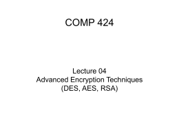 COMP424 Lecture 04