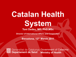 Catalan Health System_T.Dedeu