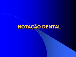 notação dental - Blog do prof. Cristiano