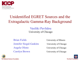 Unidentified EGRET Sources and the Extragalactic Gamma